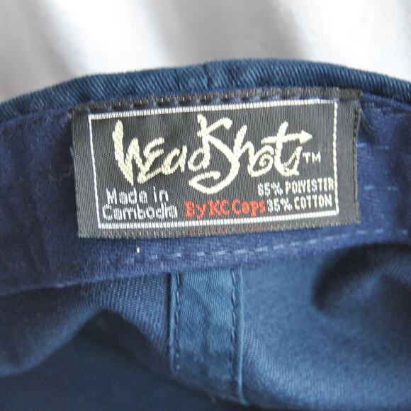 Stoners Blue Orange Headshot Dad Hat w/ Adjustable Strap - Picture 5 of 8